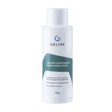 Geltek, Себорегулирующая пудра Pure Finish, 40 г